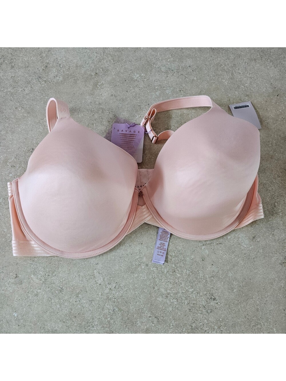 Savage X Fenty Light Pink Underwire Bra 44DDD NEW